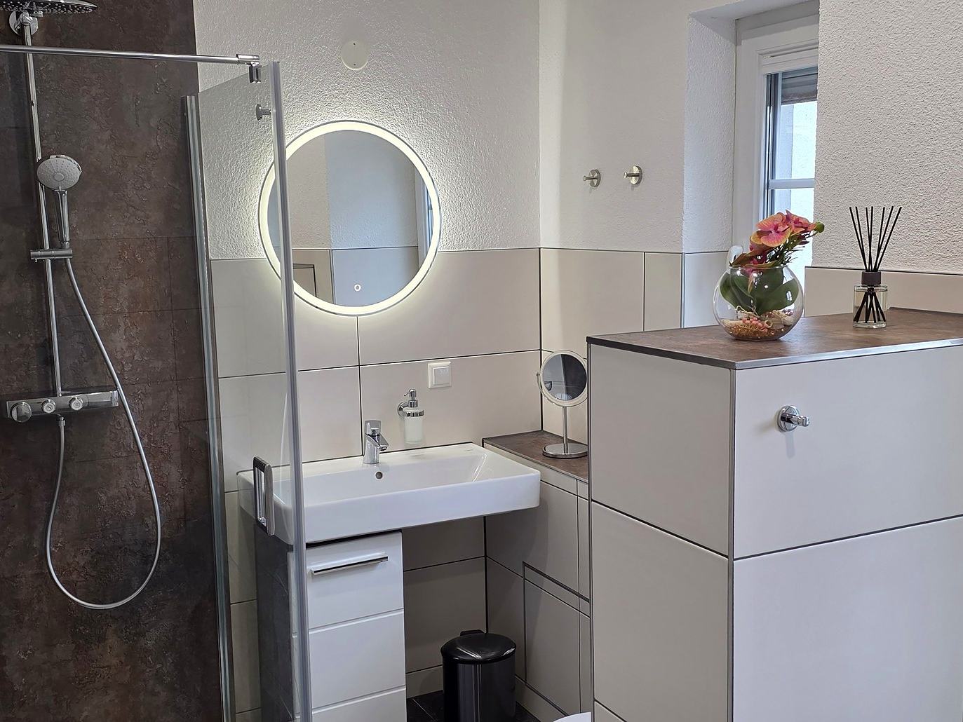 The large bathroom